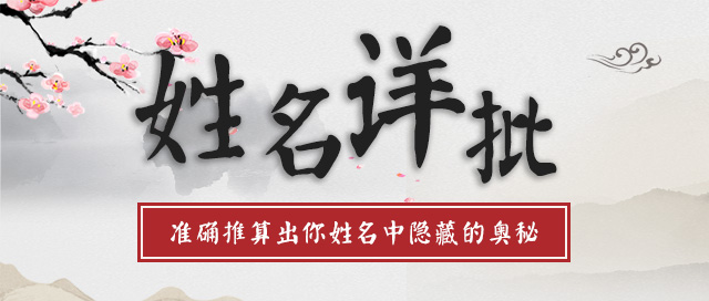 姓名详批